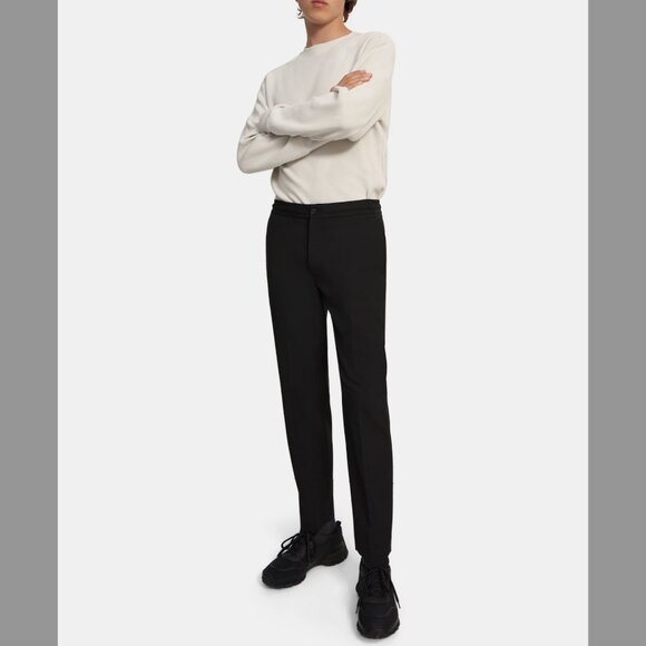 NWT Theory Drawstring Pant in Bonded Wool Twill -- 38 - Picture 1 of 6